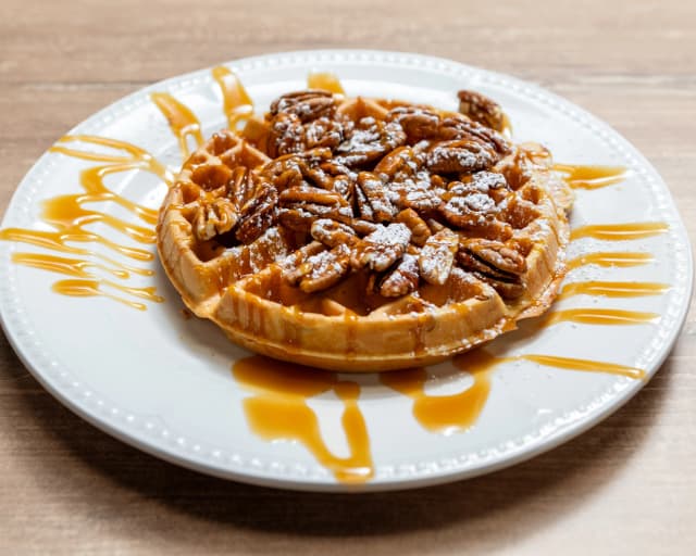 Caramel Pecan Waffle