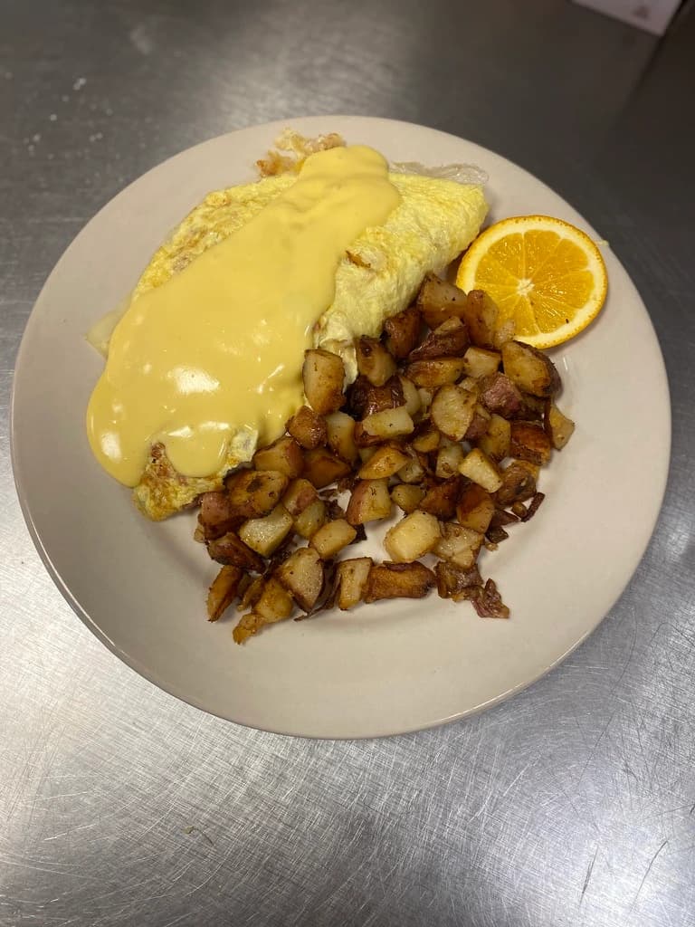 Chicken Cordon Bleu Omelet