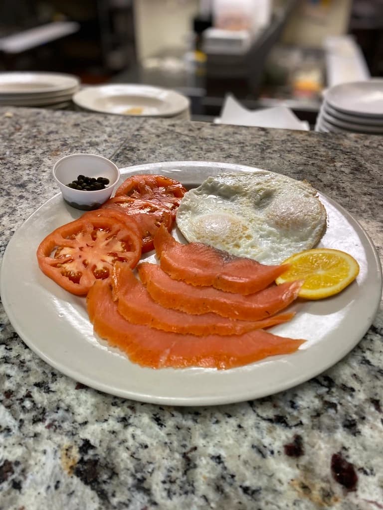 Smoked Salmon and Eggs